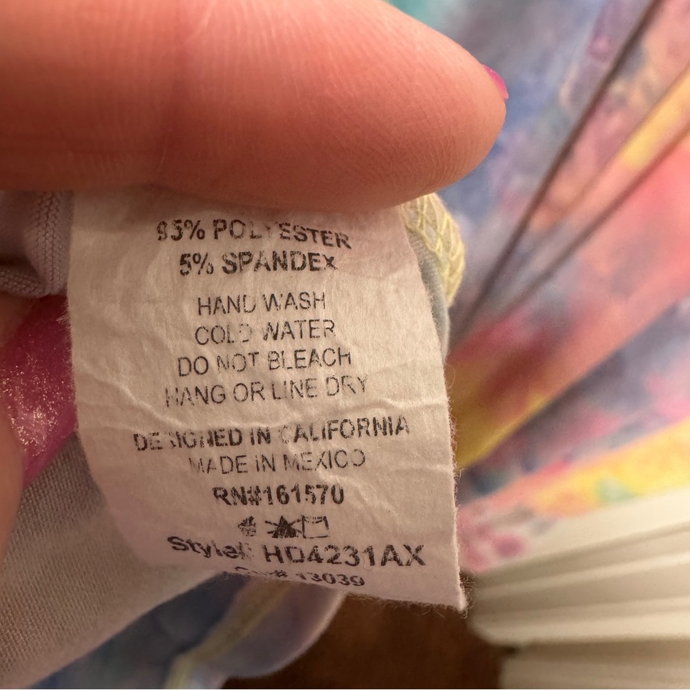 Angelic Tie-Dye Maxi Dress in Pastel Rainbow - Picture 8 of 9